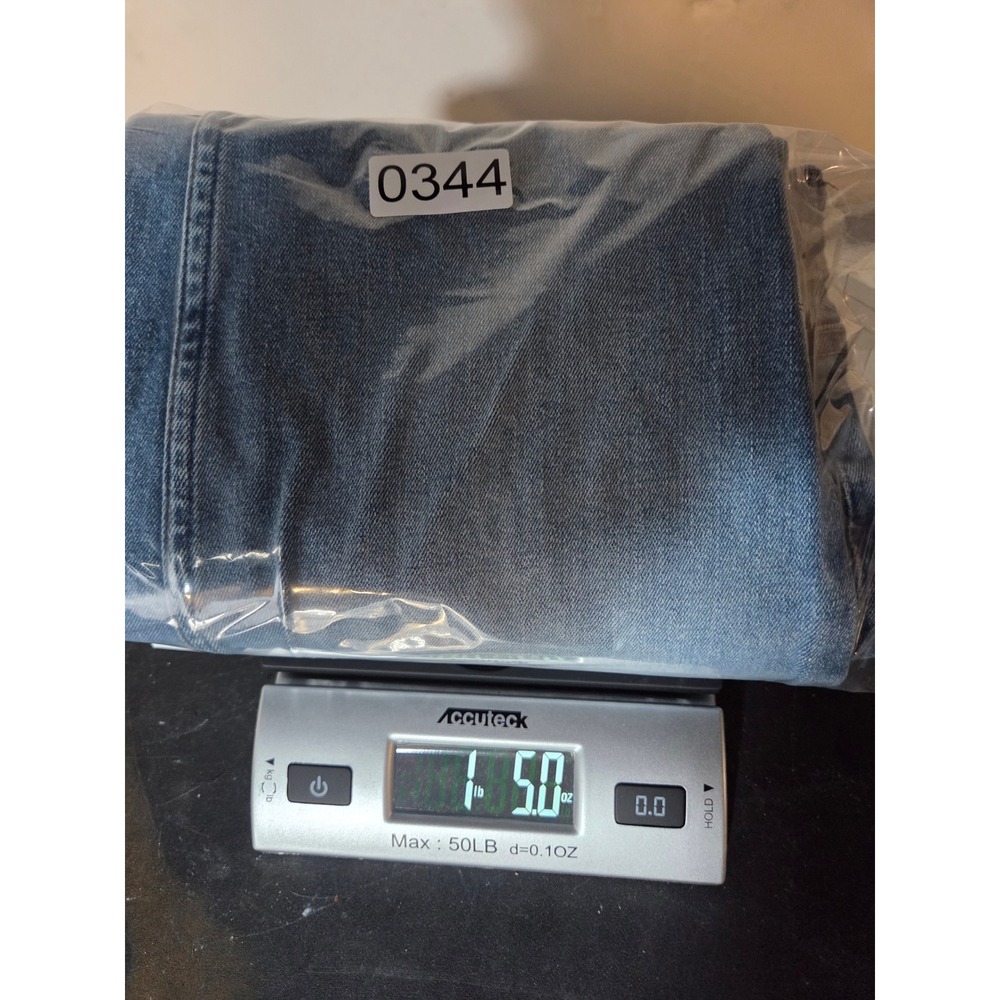 Calvin Klein Jeans Slim Fit 34x30 Medium Wash Blue Mens Distressed Denim - Picture 10 of 10